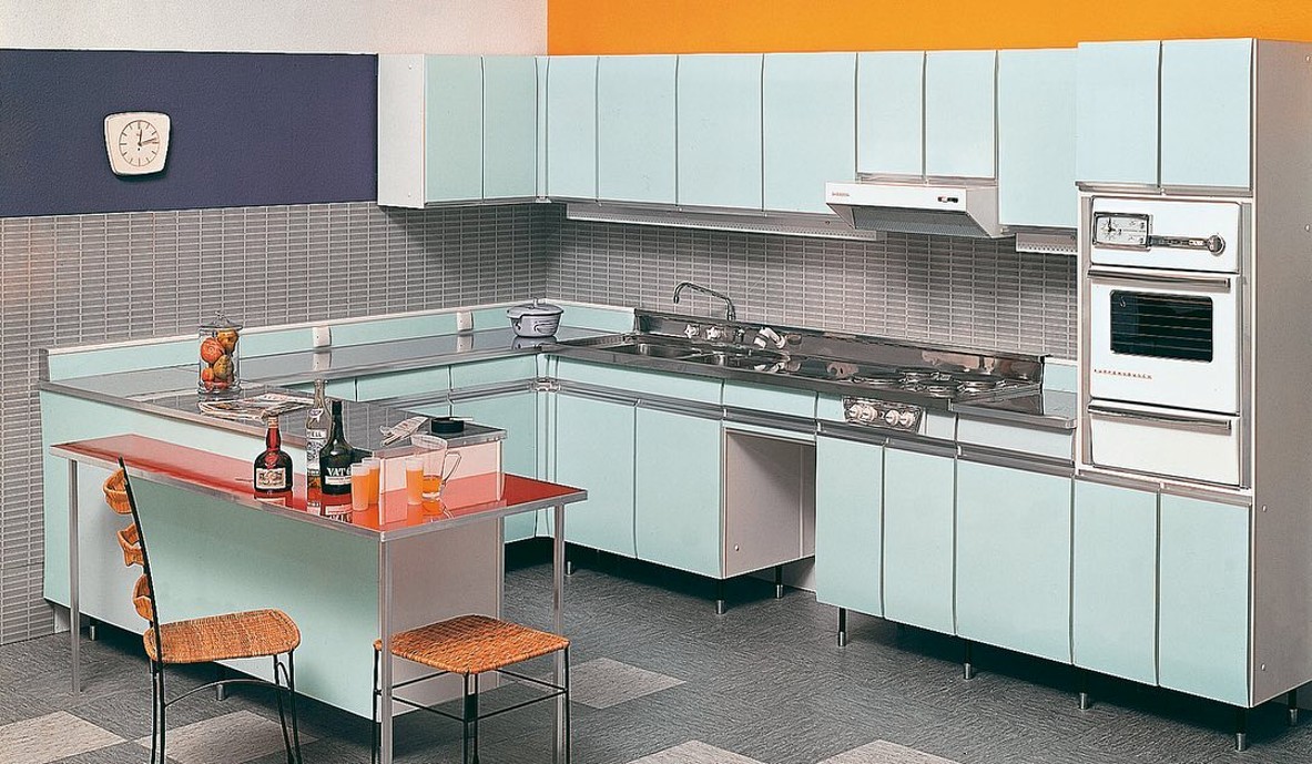 Historic cabinetry photo from Merit legacy archive